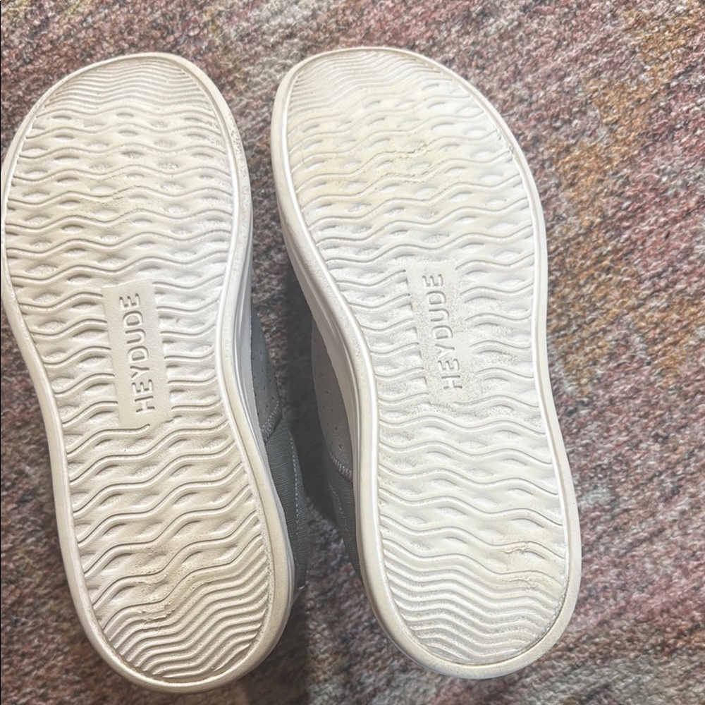 Hey Dude Karina Silver Python Stylish Sneakers Si… - image 6